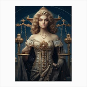 Libra 3 Canvas Print