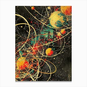 Planets In Space 3 Canvas Print