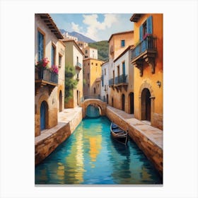 Canals Of Venice 4 Canvas Print