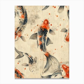 Watercolor Koi 18 Canvas Print