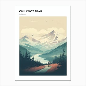 Chilkoot Trail Canada 2 Hiking Trail Landscape Poster Canvas Print