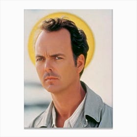 Michael Keaton Retro Collage Movies Canvas Print