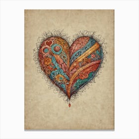 Heart Of Love 21 Canvas Print
