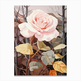 Rose 8 Flower Painting Canvas Print