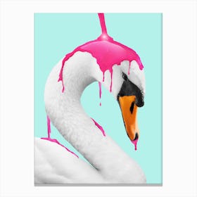 Making A Flamingo Canvas Print