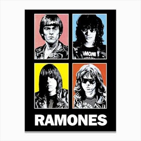 Ramones band music 2 Canvas Print