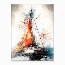 Sailboat Canvas Print sport Canvas Print
