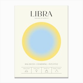 Libra Canvas Print