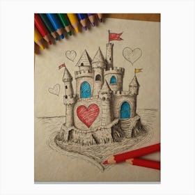 Castle Of Love Canvas Print