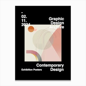 Graphic Design Archive Poster 52 Canvas Print