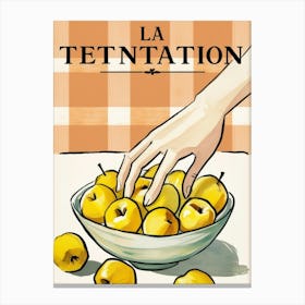 La Tentation Canvas Print