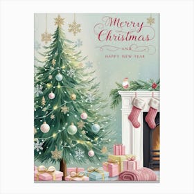 Merry Christmas 1 Canvas Print