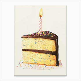 Birthday Cake Canvas Print