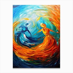 Fire And Ice Canvas Print