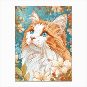 Orange Tabby Cat 1 Canvas Print