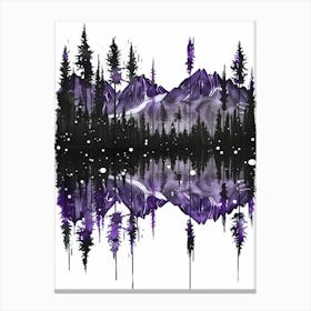 Purple Mountains 6 Canvas Print