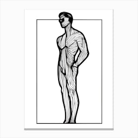 Muscular Man Canvas Print