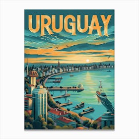 Uruguay Canvas Print