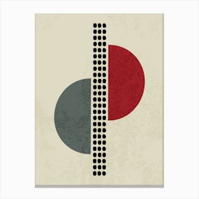 Minimalist Geometric Abstract Design Canvas Print