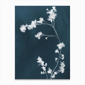 Monograph Blue Canvas Print