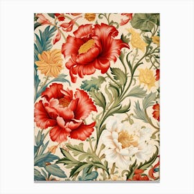 Floral Wallpaper 145 Canvas Print