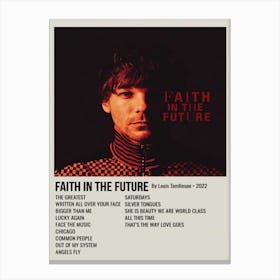 Faith In The Future By Louis Tomlinson 2022 Poster Canvas Print