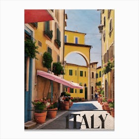 Italy Travel Poster, Circe Denyar Canvas Print