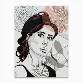 Portrait Of A Woman Canvas Print