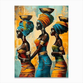 African Woman African Culture 3 Canvas Print