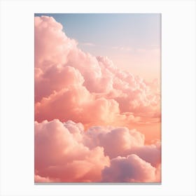 Pink Clouds In The Sky 4 Canvas Print