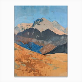 'Snowy Mountains' Canvas Print