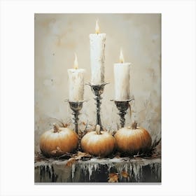 Three Pumpkins 5 Canvas Print