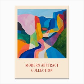 Modern Abstract Collection Poster 66 Canvas Print