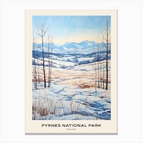 Pyrnes National Park France 3 Poster Canvas Print