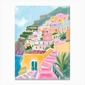 Amalfi Coast La Dolce Vita Poster 13 Canvas Print