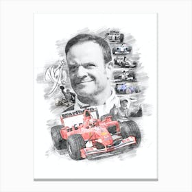 Rubens Barrichello Canvas Print