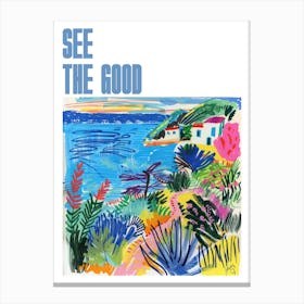 See The Good Poster Seascape Dream Matisse Style 7 Canvas Print