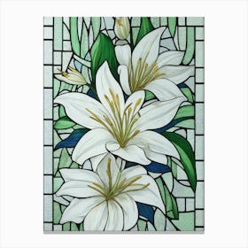 White Lily Canvas Print