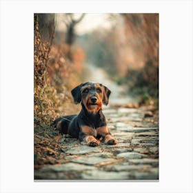 Dachshund. Generated AI. Art Print 2 Lienzo