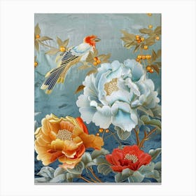 Chinese Flower Painting Canvas Print