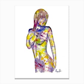 Nude Painting Canvas Print