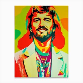 Billy Ray Cyrus Colourful Pop Art Canvas Print