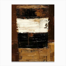 Brown And White 1 Canvas Print