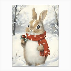 Snow Bunny 5 Canvas Print