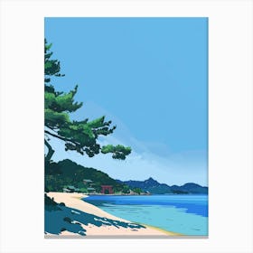 Ise Japan 4 Colourful Illustration Canvas Print