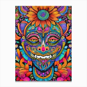 Psychedelic Painting-Reimagined 5 Canvas Print