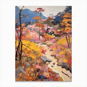 Autumn Gardens Painting Koraku En Japan 2 Canvas Print
