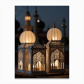 Islamic Lanterns Canvas Print