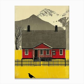 Red House Canvas Print
