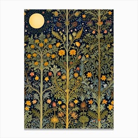 William Morris Tree Of Life 6 Canvas Print